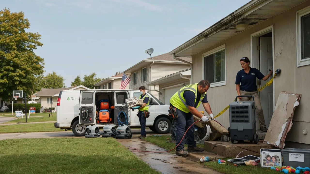 Water Damage Restoration in Le Claire, IA near me